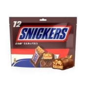 SNICKERS 士力架 花生夹心巧克力 240g 袋装