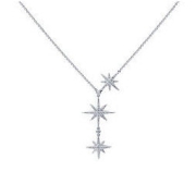 APM Monaco METEORITES系列 AC3350OX 六芒星925银项链 65cm 银色