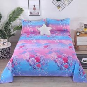 孔雀优品加厚双人床单单件130*230cm