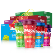 0脂肪 25%果汁含量，香飘飘 Meco 蜜谷·果汁茶400mL*8杯 4口味可选
