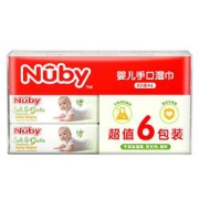 Nuby努比婴儿湿巾80片×6包