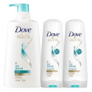 Dove 多芬 洗发水护发素套装男女通用洗护洗头膏柔顺改善毛躁 滋养水润 洗发水700ml 护发素195mlx2瓶