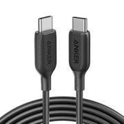 PLUS会员：Anker安克A8856双Type-C100W数据线1.8m黑色