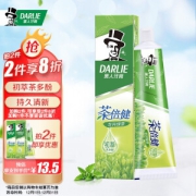 PLUS会员：DARLIE 黑人 茶倍健龙井绿茶牙膏 190g