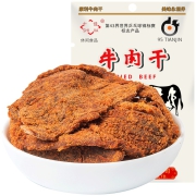 十佳 牛肉干肉脯 手撕牛肉片 沙嗲味 网红休闲零食小吃特产 55g