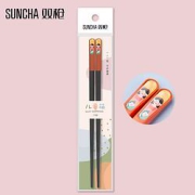 SUNCHA双枪儿童筷子女孩款单双装