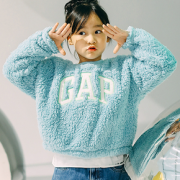 Gap 盖璞 儿童仿羊羔绒宽松卫衣