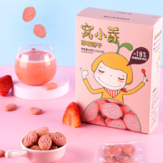 添加草莓原浆！窝小芽 儿童草莓饼干65g
