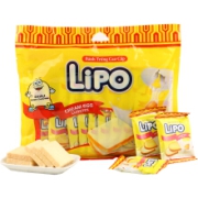 PLUS会员：Lipo 奶油味面包干 200g*4件