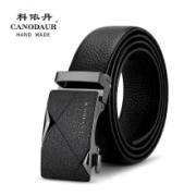 科侬丹 男士头层牛皮自动扣皮带礼盒装
