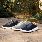 SKECHERS斯凯奇GOWALKMAX男士绑带轻便舒适休闲健步运动鞋