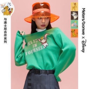 美特斯·邦威 迪士尼联名款 女款宽松套头毛衣 4色