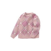 minibalabala迷你巴拉巴拉女童菱格毛衣