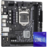 ASRock华擎H510M-HVSR2.0主板+Intel英特尔i5-10400盒装CPU处理器套装