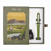 PLUS会员：PILOT百乐FP-78G钢笔意式风情墨水礼盒装橄榄绿EF尖