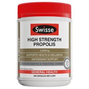 PLUS会员：Swisse斯维诗高浓度蜂胶胶囊300粒