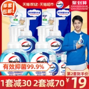 Walch 威露士 泡沫抑菌洗手液套装1.24L 300ml*2瓶+300ml*2袋+免洗40ml