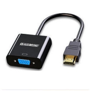 SHUOMENG 硕盟 接口转换器 HDMI转VGA 黑色