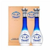 YANGHE 洋河 梦之蓝M1 45度500ML 2瓶装绵柔白酒 洋河酒厂旗舰店