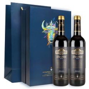 PLUS会员：LAGUNILLA拉古尼拉葡萄酒特级陈酿礼盒装750ml*2瓶