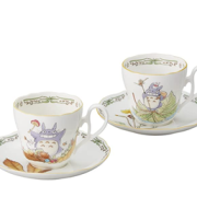 国内390元/组！Noritake 则武 TOTORO系列 龙猫骨瓷咖啡杯碟套装*2组 TP97889  含税直邮到手￥433.99