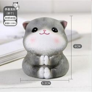 暖橙耀耀喵妮卡摆件