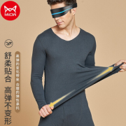 PLUS会员！Miiow 猫人 男士保暖内衣套装 MRC21FT901