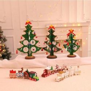 ZOZ瑟珀[圣诞优选]小火车圣诞节礼物装饰品橱窗摆件