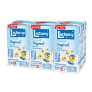 Lactasoy 力大狮 Lactasoy 原味豆奶 125ml*6盒 泰国进口饮料 儿童成人营养早餐豆奶液奶 春游饮品