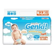 PLUS会员：nepia妮飘Genki!系列婴儿纸尿裤NB44片