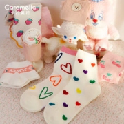 caramella 秋冬女士中筒袜 8双