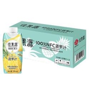 PLUS会员：Goodfarmer佳农佳果源NFC菠萝汁330ml*12瓶
