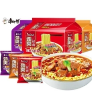 京东极速版，有券的上：康师傅 劲爽香辣牛肉面 5包