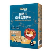 Rivsea 禾泱泱 婴幼儿森林动物饼干 原味 80g
