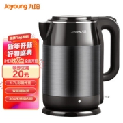 PLUS会员：Joyoung 九阳 K17-F67 电水壶 1.7L 轻奢黑
