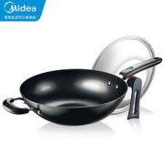 Midea美的无涂层铸铁炒锅32cm