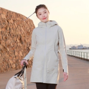 地球科学家 女中长款防风防水机能外套 四向弹冲锋衣