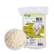 京东超市辉业 精选糯米1kg（端午食材粽子米 黏米 糯米酒原粮 五谷 杂粮 真空装 粥米伴侣）