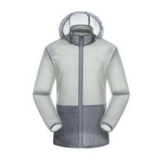 TECTOP 探拓 Tectop 探拓 男子防晒衣 JL3009 浅灰色 XL