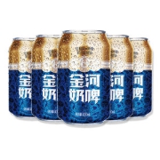 金河奶啤 300ml*6罐装 乳酸菌发酵啤酒风味饮品