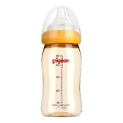 Pigeon 贝亲 宝宝宽口PPSU奶瓶 240ml