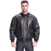 LANDING LEATHERS 男士真皮飞行夹克 412-2600A2