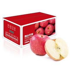 京觅山东烟台红富士苹果净重5kg单果160g-200g