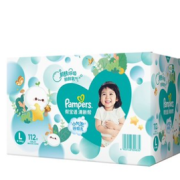 88VIP！Pampers 帮宝适 清新帮系列 婴儿纸尿裤 L112片
