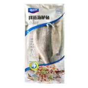 海名威 国产冷冻鲜蒸三去海鲈鱼 450g