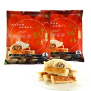 小牛锅贴 招牌原味煎饺 300g*2袋