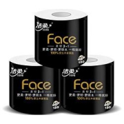 C&S洁柔黑Face系列有芯卷纸4层180g27卷