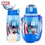 Disney迪士尼HM3305保温杯双盖款+杯套600ml
