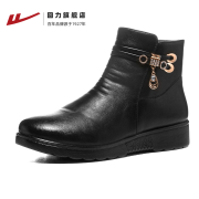 聚划算百亿补贴：回力 棉鞋 妈妈鞋 加绒马丁靴皮鞋