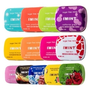 IMINT无糖薄荷糖水果口香5盒